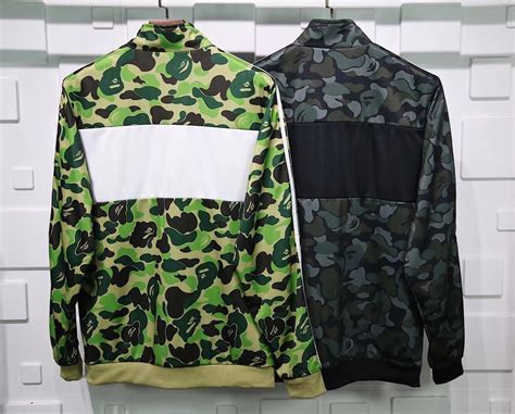 bape x adidas abc camo track jacket black fake|bape x adidas.